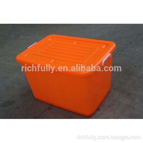 Plastic Sushi takeaway food container with sealed lid